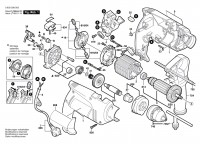 Bosch 0 603 338 003 Psb 600-2 Percussion Drill 230 V / Eu Spare Parts